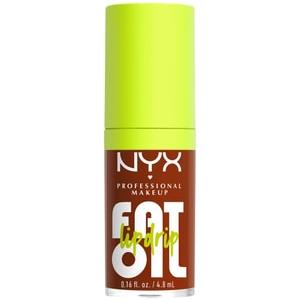 NYX Professional Makeup Fat Oil Lip Drip - Gloss Labbra Cremoso e Lucido, Idratazione Fino a 12H, Maxi Applicatore, Con Squalano e Oli Nutrienti, Tonalità Scrollin'