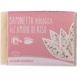 Biotobio Saponetta Amido di Riso Bio 100g - Ideale per pelli delicate e sensibili, certificata EcoBio AIAB