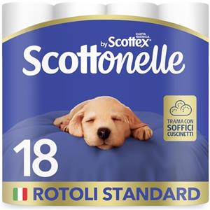 Scottonelle Carta Igienica, Morbida e Resistente, Dermatologicamente testata, 48 Rotoli