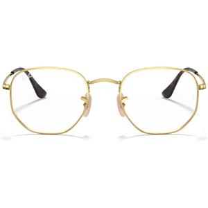 Ray-Ban RX6448 - Occhiali da Vista Graduati in Metallo Oro Quadrati Unisex con Prova Online