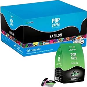 Pop Caffè Capsule Compatibili Bialetti - Miscela Cremosa, 96 Pezzi