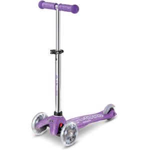 MICRO Monopattino Mini Micro Deluxe LED Viola Glitter Bambini