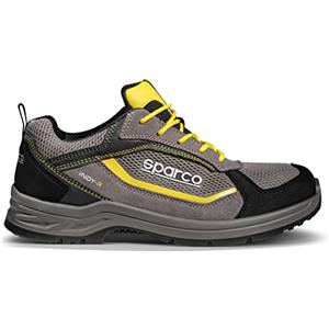 Sparco - Indy Edmonton ESD S1PS SR FO LG- Scarpe Antinfortunistiche Uomo Donna - Scarpe da Lavoro Antiscivolo e Resistenti - Calzature di Sicurezza Adatte ad Ogni Condizione di Lavoro - EU 46