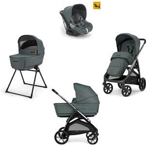 Trio Inglesina Aptica 2025 Con Seggiolino Auto Darwin Borsa Inclusa Emerald Green