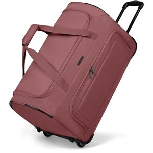 REDOLZ borsone da viaggio con ruote M 61 cm | trolley morbido 71 L leggero per uomo e donna | Duffle Essentials