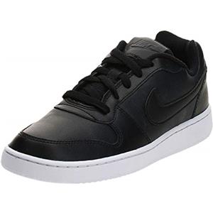 Nike Wmns Ebernon Low - Scarpe da Fitness Donna, Nero (Black/Black/White 001), 40.5 EU