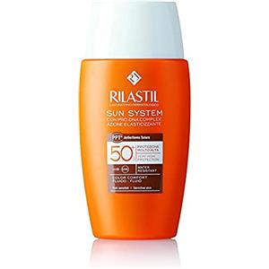 Rilastil Sun System Fluido Colorato SPF 50 50 ml - Protezione Molto Alta per Pelli Sensibili