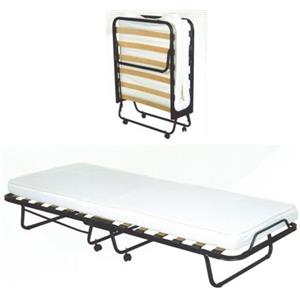 La Nuit Notti da Favola - Brandina Pieghevole con Materasso Ortopedico e Rete a Doghe con ruote (80 x 200 cm)