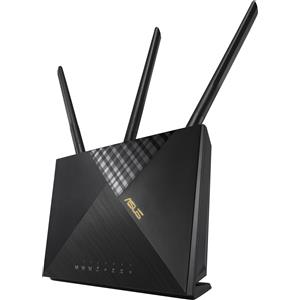 Asus Router da tavolo Asus 4G-AX56 WiFi 6 AX1800 LTE 4G 4LAN 1WAN Nero