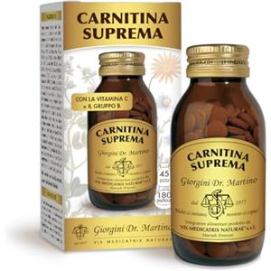Dr Giorgini CARNITINA SUPREMA PASTIGLIE - 90g (integratore di carnitina, arricchito con vitamina C e tutte le vitamine del gruppo B)