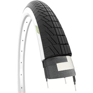 ECOVELO 1 Copertone 20 x 1.75 (47-406) per Bici Graziella, City Bike | Pneumatico Stradale Nero in Gomma Bicicletta