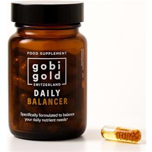 Gobi Gold Daily Balancer, 60 compresse, Integratore Multivitaminico Avanzato con Omega-3 EPA e DHA, Vitamine e Minerali, Supporto Giornaliero per Energia, Immunità e Salute delle Ossa