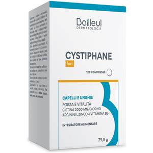 Bailleul Cystiphane - Integratore per Capelli e Unghie con L-Cistina, Zinco e Vitamina B6 - 120 Compresse