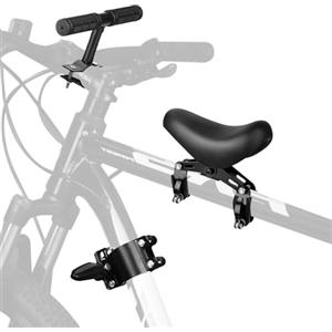 QUTHZZHY Seggiolino anteriore da bicicletta per bambini, con pedale e maniglia, rimovibile, per bambini di età compresa tra 2 e 6 anni, per mountain bike