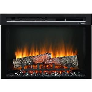 DIMPLEX - Camino elettrico a incasso XHD26 Firebox da 26" con luce LED, effetto della fiamma "Optiflame" brevettato, colore nero