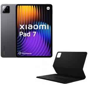 XIAOMI Pad 7 + Keyboard, (Tablet) display da 11.2'', 8+128GB, Nero, batteria da 8850mAh, Ricarica Turbo da 45W, HyperAI (Alimentatore non incluso)