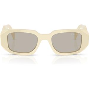 Prada Occhiali da Sole PR17WS 21D5J2 Bianco/Marrone Chiaro Unisex