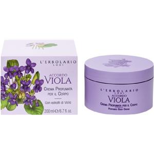 L'Erbolario Accordo Viola Crema Corpo 200 ml - Idratante e Nutriente con Estratto di Viola del Pensiero