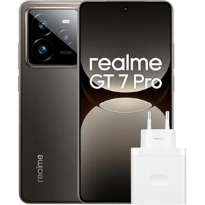 realme GT 7 Pro 5G Smartphone 12+256GB, Processore Snapdragon® 8 Elite Chipset, Fotocamera AI Ultra-clear Snap con AI Display Eco² RealWorld, Con tecnologia NEXT AI, Grigio, Esclusiva Amazon