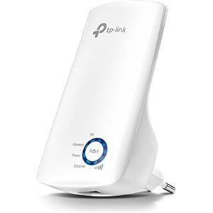TP-Link TL-WA850RE Ripetitore Wireless Wifi Extender e Access Point, Velocità Single Band 300Mbps, Porta LAN, Potenzia la tua copertura Wi-Fi, Compatibile con tutti i modem router wifi, Bianco