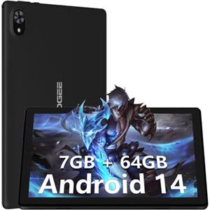 DOOGEE U9 Tablet 10 Pollici, 7GB RAM+64GB ROM/TF 1TB, Tablet Android 13, Tablet in Offerta BT 5.0, Tablet Gaming, Tablet Bambini WiFi-6 | 5060mAh | 1280 * 800 | 5MP+2MP | Widevine L1 | TÜV SÜD | OTG