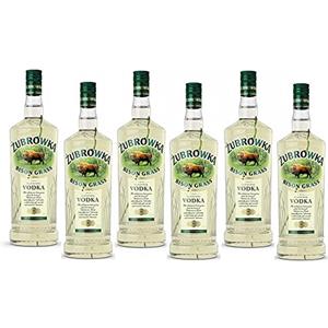 ZUBROWKA BISON GRASS FLAVOURED VODKA THE OTIGINAL 1 LITRO - 6 BOTTIGLIE