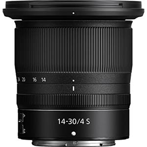 Nikon Nikkor Z 14-30 mm f/4 S, Obiettivo per Nikon Z Serie S Zoom Ultragrandangolare, Diagramma Fisso di f/4, Nero