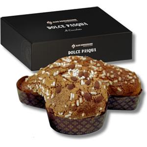 BONGIOVANNI FARINE E BONTA' NATURALI Colomba Senza Glutine con Gocce di Cioccolato, Dolce Artigianale di Pasqua con Farina di AVENA, 700gr