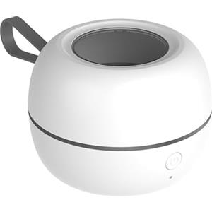 ZYMIADOU Scatola portaoggetti compatta per la pulizia del succhietto incorporata 4 pezzi UVC perline lampada USB C ricaricabile per sterilizzatore capezzolo bambino da viaggio