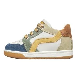 Falcotto ABEIA Suede Wax/Nappa/Suede SPAZZ. Milk-Navy-Olive