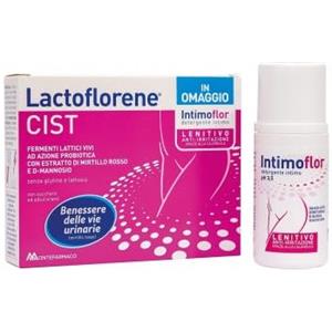 Generico Lactoflorene Cist fermenti lattci ad azione probiotica per il benessere delle vie urinarie 10 buste + omaggio Intimoflor detergente intimo
