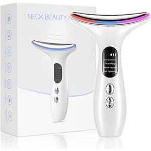 RPEIXYA Massaggiatore viso contro le rughe, dispositivo di bellezza del viso con 4 modalità, 45 ℃ dispositivo viso anti-rughe per rassodare la pelle e lifting