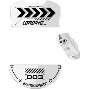 BRIMFORD Vetro Glides per Razer Viper V3 Pro, cursori del mouse in vetro temperato ultra liscio Mouseglides per Razer Viper V3 Pro (bianco)