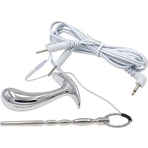 Kutocesy Elettroshock Penisplug Anal Plug Set Acciaio Inox Dilatatore Anale Uretrale Dilatatori Per Gli Uomini Stimolazione Della Prostata Giocattoli Sessuali (M,1)