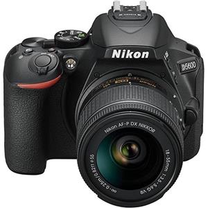 Nikon Reflex D5600 - Nero + Nikon AF-P DX Nikkor 18-55mm f/3.5-5.6 G VR + AF-P DX 70-300mm f/4.5-6.3 G ED VR f/3.5-5.6 + f/4.5-6.3,