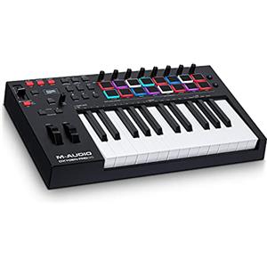M-AUDIO Oxygen Pro 25 - Tastiera MIDI controller USB a 25 tasti con pad Beat, manopole e tasti assegnabili via MIDI e suite software inclusa