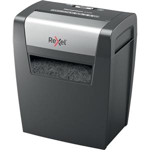 REXEL Momentum X406, Distruggidocumenti Manuale, 7-6 Fogli A4 (70-80 gr/mq), Taglio a Frammento, Livello di sicurezza P-4, per Uso Personale/Home Office, Capacità 15 Litri, 2104569EU