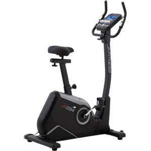 JK Fitness Cyclette Elettromagnetica JK 284 - Volano 12 kg, 32 Livelli di Resistenza, Display LCD e Compatibile con App