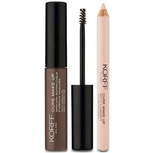 Korff Kit Sopracciglia 01 - Mascara 4ml e Matita Illuminante per Sopracciglia Definite e Luminoso