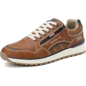 ARRIGO BELLO Sneakers Uomo Trekking Palestra Comode Viaggio Scarpe Casual Ginnastica Passeggio Correre Camminata Taglia 41-46(B Marrone,Taglia 44)