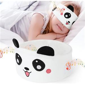 OFFCUP Cuffie per Dormire, Cuffie per Bambini, Senza Fili per Il Sonno, Musica per Gli Occhi per Dormire/Sport/Relax/viaggi/insonnia, Regali di Natale per Ragazzi e Ragazze (Panda)