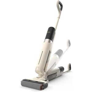 Mova K30 Aspirapolvere Lavapavimenti, Aspirazione da 18000 Pa, Design piatto a 180°, Pulizia dei Bordi su Due Lati, Asciugatura ad Aria Calda, Auto-pulizia con un Pulsante, Leggero