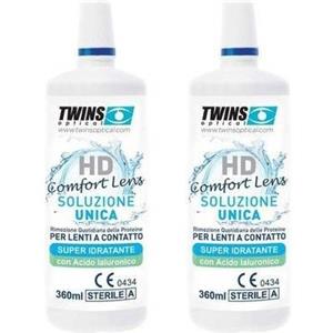 Mast Industria Italiana HD04 Pack Doppio Soluzione Unica 360 ml - Pulizia, Disinfezione e Idratazione per Lenti a Contatto