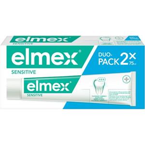 Elmex Sensitive Dentifricio - Bitubo 2x75 ml per Denti Sensibili con Fluoruro Amminico