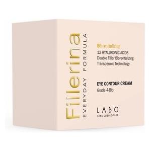Fillerina 12 Double Filler Neo Mito Biorevitalizing Contorno Occhi Grado 4 - 25 ml, Trattamento Anti-età per Rughe e Volume