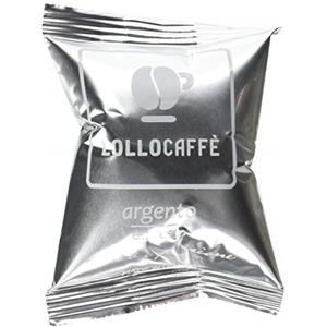 Lollo Caffè Miscela Argento - 600 Capsule Compatibili Lavazza Espresso Point, Gusto Intenso e Corposo, Intensità 11