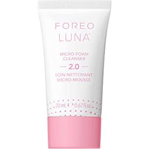 FOREO LUNA Micro-Foam Cleanser 2.0 - Detergente Viso - Struccante Viso e Occhi - Pori Minimizzati - Pulizia Viso - Tutti i Tipi di Pelle - Vegano - Vitamina E - Skincare Viso - 20 ml