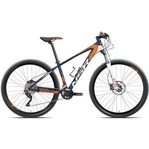 NSR 710 REACT 10V Mountain Bike 29 Pollici con Telaio L in Alluminio Blu Arancione, Cambio 10 Velocità, Freni a Disco Idraulici, Bici Tecnobike Uomo per Uso Stradale e Fuoristrada