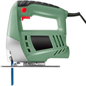 Avilia Seghetto Alternativo Elettrico 400W per Legno, Metallo e Plastica - 230V, 3000 giri/min, 2 Lame Incluse, Base Inclinabile 45°