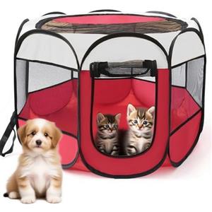 EUBSWA Recinto per Cani da Interno 74x74x43cm, Pieghevole Recinto per Gatti da Esterno Box per Cucciolo Gattini Conigli